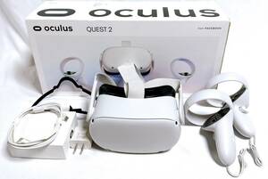 ☆送料無料 美品 Oculus Quest 2 128GB 完全ワイヤレスのオールインワンVRヘッドセット オキュラスクエスト