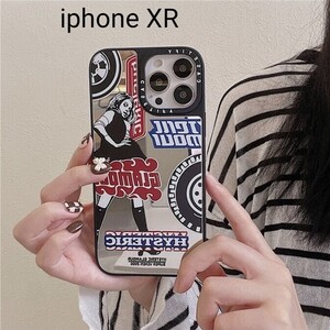 人気！iphone XR ミラーシルバー スマホケース