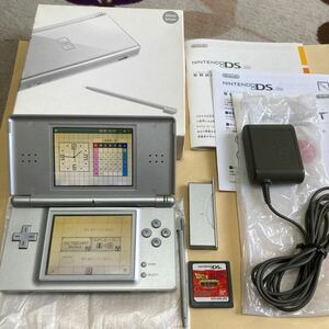 送料無料 ニンテンドーDS Lite 本体 DSソフト アダプタ タッチペン 箱等付 NINTENDODS NDS NINTENDO ニンテンドー DS Lite DSlite USG-001