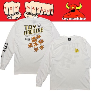 【 TOYMACHINE 】PUZZLE LONG TEE トイマシーン WHITE