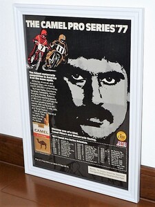 1977年 USA 洋書雑誌広告 額装品 Camel Pro Series 