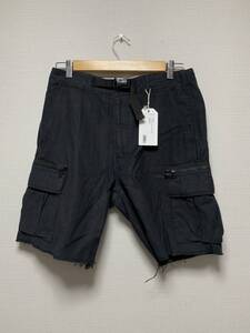 未使用☆[BEDWIN] 19SS 定価26,400 5/L CARGO SHORT PANTS MANI カーゴショーツ ハーフパンツ 2 ブラック ベドウィン