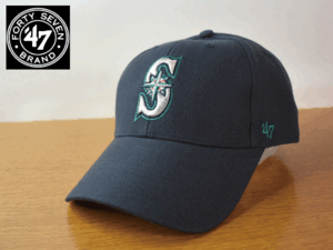 K726《未使用品》47 BRAND 47ブランド【フリーサイズ】SEATTLE MARINERS マリナーズ MLB 野球帽 帽子 キャップ USモデル