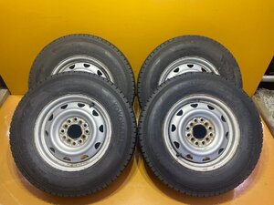 【送料無料】165/80R13LT 90/88N YOKOHAMA iceGUARD iG91 ホイール付【4本セット】★8298