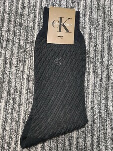 未使用 CALVIN KLEIN カルバンクライン ソックス 25-26cm 靴下 日本製 ナイガイ CK ビジネス レトロ