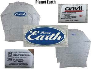 90sデッドストック新品PLANET EARTH SKATEBOARDS MADE IN USA ロンT　プラネットアース vintage fuct independant zorlac 
