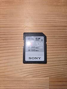 Sony SDXC 128GB UHS-II 260MB/s 4K対応 U3 Class10 SF-M128 中古品