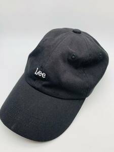 ★現状品★Lee キャップ ブラック フリーサイズ　黒★