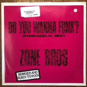 12インチ ZONE BROS/DO YOU WANNA FUNK? - FUNK THE HOUSE PASH 12 82