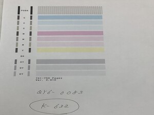 No.K632プリンターヘッド ジャンク QY6-0083 CANON キャノン 対応機種：MG6330/MG6530/MG6730/MG7130/MG7530/MG7730/iP8730