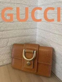 【お買い得】 GUCCI グッチ　6連キーケース　キャメル　レザー　キャンバス