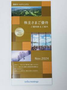 西武ホールディングス 株主優待 冊子 1冊 (1000株以上) 5/31迄