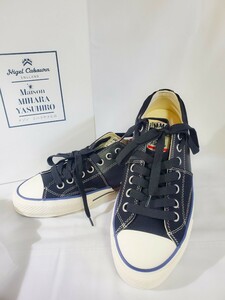 新品 Nigel Cabourn × MAISON MIHARA YASUHIRO ナイジェル ケーボン メゾン ミハラヤスヒロ スプリット スニーカー レザー ☆150