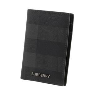 【美品】【RI】BURBERRY バーバリー 小物 名刺入れ/カードケース Black/ブラック free カードケース