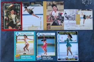 【1992アルベールビルオリンピック金メダリスト】女子フィギュアスケート Kristi YAMAGUCHI クリスティー・ヤマグチ【トレカ７枚セット】