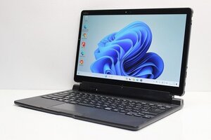 1円スタート ノートパソコン 2in1PC Windows11 富士通 Arrows Tab Q738 第8世代 Core i5 メモリ8GB SSD128GB カメラ タブレットPC 13.3