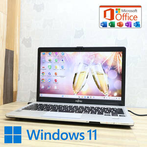 ★完動品 高性能5世代i5！320GB★S935/K Core i5-5300U Webカメラ Win11 MS Office 中古品 ノートPC★P74137