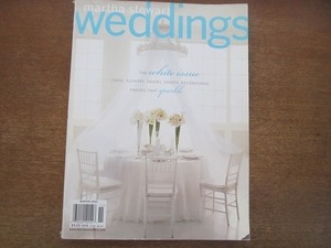 2005MK●洋雑誌「MARTHA STEWART weddings」winter 2001●マーサ・スチュワート/ウェディング/結婚式/ケーキ/花/ドレス