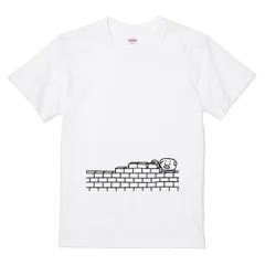 おもしろTシャツ 【レンガを積むブタ】オワリデザイン