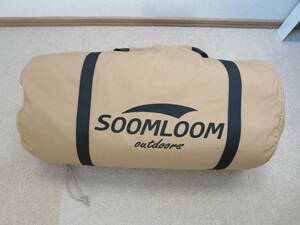 ★【未使用品】SOOMLOOM スームルーム レクタタープ 4.0ｍX4.9ｍ TC素材 焚き火可 ポリコットン ファイアプレイス 遮熱性 耐火性★