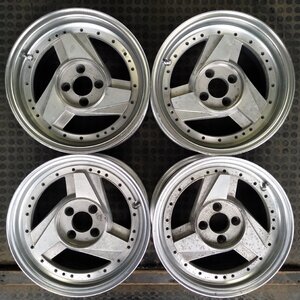 管理番号：W6-23【4本価額】【15x7J 4x100 ET+26/+37 ハブ65】SPEED STAR XR-3・直接引取可能