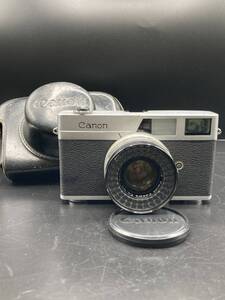 【1380】canon canonet キャノネット カメラ フイルムカメラ CANON LENS SE 45mm 1:1.9 ケース付き 動作未確認 ジャンク