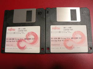 送料最安 140円 FDF50：富士通フロッピーCA40700-V392　FUJITSU PG-143B HDD Sizing File (MYLEXDRV.SIZE) Setting Disk V12.0L10