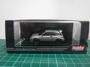 ホビージャパン 1/64 ホンダ シビック SI 1984 シルバーメタリック