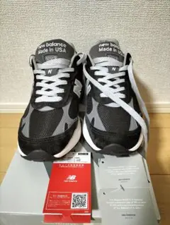 New Balance MR993BK ブラック/グレー 25.5cm(D)