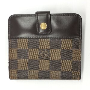 LOUIS VUITTON ルイヴィトン 財布 ダミエ コンパクトジップ N61668/CA0061【DAAQ9051】