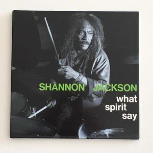 送料無料 見開き紙ジャケットジャズCD Shannon Jackson “What Spirit Say” 1CD DIW 日本盤