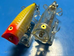 heddon ヘドン　チャガースプーク　書き目　美品 2点！！　検）バルサ50 プラドコ　old オールド