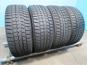 バリ山 225/45R18 91Q ◆ダンロップ WINTER MAXX WM02◆ 4本 A569 スタッドレス