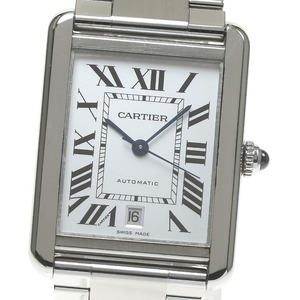 カルティエ CARTIER W5200028 タンクソロ XL デイト 自動巻き メンズ _837209