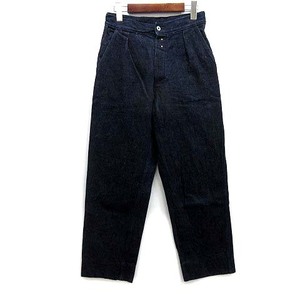 ブラスバンド brassband 309 ベルトレス デニムパンツ ジーンズ 2タック ジンバブエ綿 13.5oz インディゴ 28