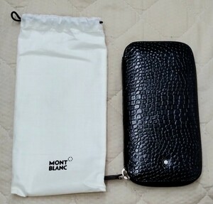 モンブラン　MONTBLANC　時計ケース　ウォッチキャリングケース レザー Travel Watch Pouch