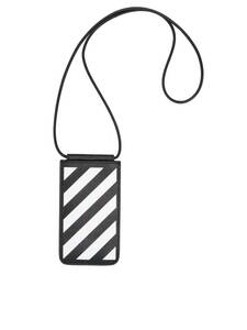 ★Off-White★オフ-ホワイト Men’s Diag Neck Strap Phone/Cardholder　