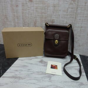 ◇COACH | コーチ　オールドコーチ　ショルダーバッグ　レザー　ヴィンテージ　☆O7