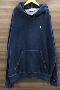 カーハート Carhartt フーディ パーカー メンズ 長袖 デニムカラー