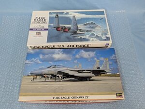 プラモデル 未組立 ハセガワ F-15C イーグル アメリカ空軍 沖縄ZZ 2種セット