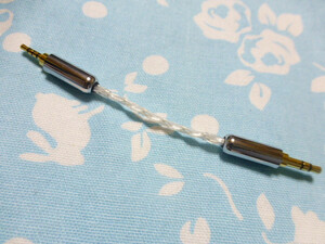 3.5mm3極 (オス) → 2.5mm4極 (オス) mini-mini ラインケーブル ACG出力専用 銀メッキOFC DP-X1 DP-X1A XDP-30 onkyo pionner