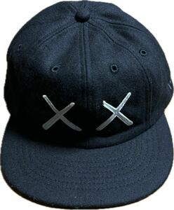 kaws original fake new era cap art black カウズ ニューエラ オリジナルフェイク キャップ ブラック 黒