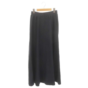 グレーコード GREYCHORD ANNA LONG SKIRT フレアスカート ロング マキシ丈 0 ミッドナイトグレー /DF ■OS レディース