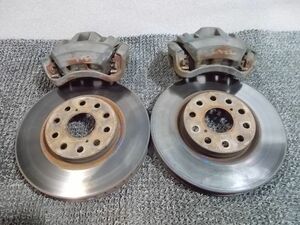 ★激安!★JZA80 スープラ 純正 フロント ブレーキ キャリパー 片押し2POT ローター 297mm 5穴 16インチ用 左右 2JZ / Q11-1135