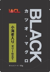 イトウ&カンパニーリミテッド BLACK カツオ・マグロ 小海老入り ゼリー仕立て 80g