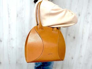 極美品 LOEWE ロエベ ハンドバッグ ショルダーバッグ バッグ レザー 茶 78749Y