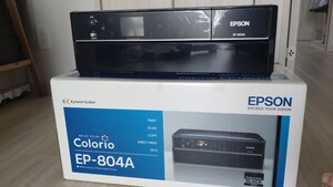 【1円スタート】EPSON エプソン プリンター 複合機 元箱 Colorio カラリオ EP-804A （ブラック）