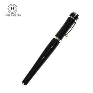 1円スタート 美品 MONTBLANC モンブラン Greta Garbo グレタガルボ 万年筆 ペン先 18K 750 筆記具 ステーショナリー ブラック 筆記未確認