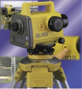 トプコン TOPCON 電子レベル デジタルレベル DL-103 DL-103R ハードケース おもり 測量 補正 望遠 計測 比高 水準標尺