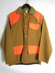 SAFTBAK サフトバック　ハンティングジャケット　キャメル　オレンジ　SMALL　vintage
